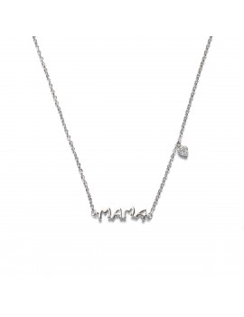 Gargantilla plata mamá