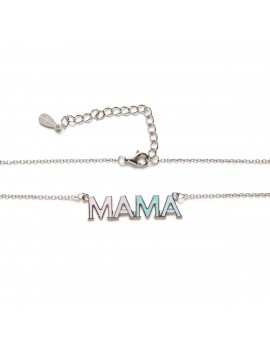 Gargantilla plata mamá