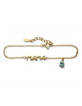 Pulsera plata mamá