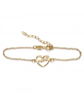 Pulsera plata mamá