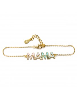 Pulsera plata mamá